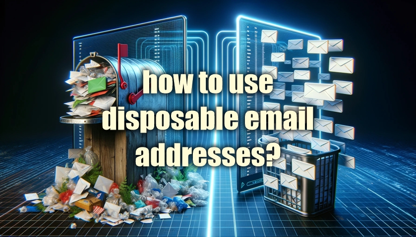 how to use disposable email addresses?
